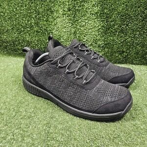 Orthofeet Lava 633 Black Orthopedic‎ Athletic Comfort Sneakers Mens Size 12 EE